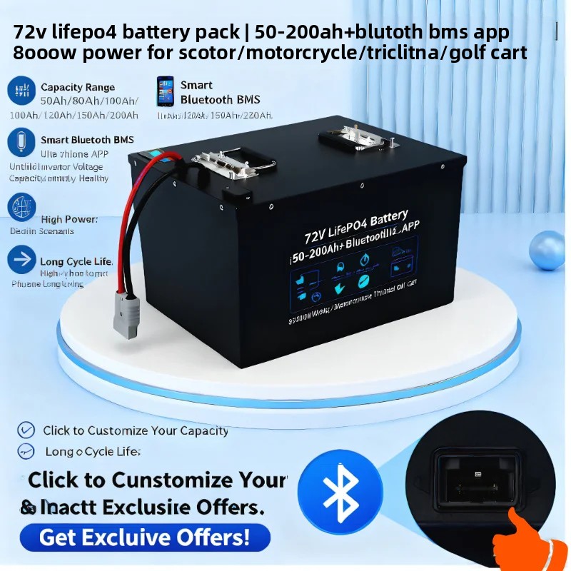 72V 60Ah Lifepo4 Battery Pack - حزمة بطارية LiFePO4 72 فولت 50