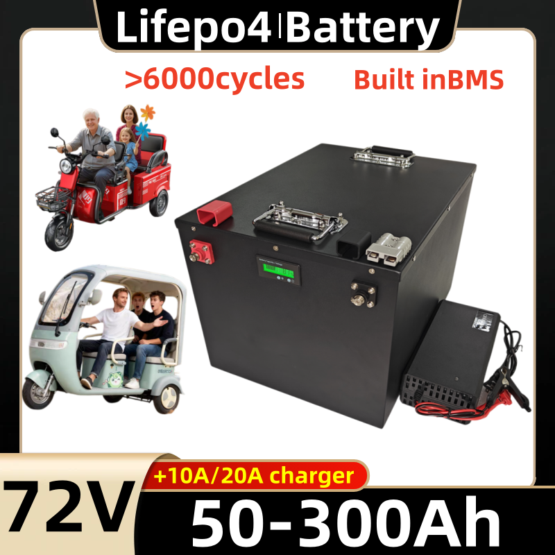 72V 60Ah Lifepo4 Battery Pack - حزمة بطارية ليثيوم Lifepo4 بجهد 72