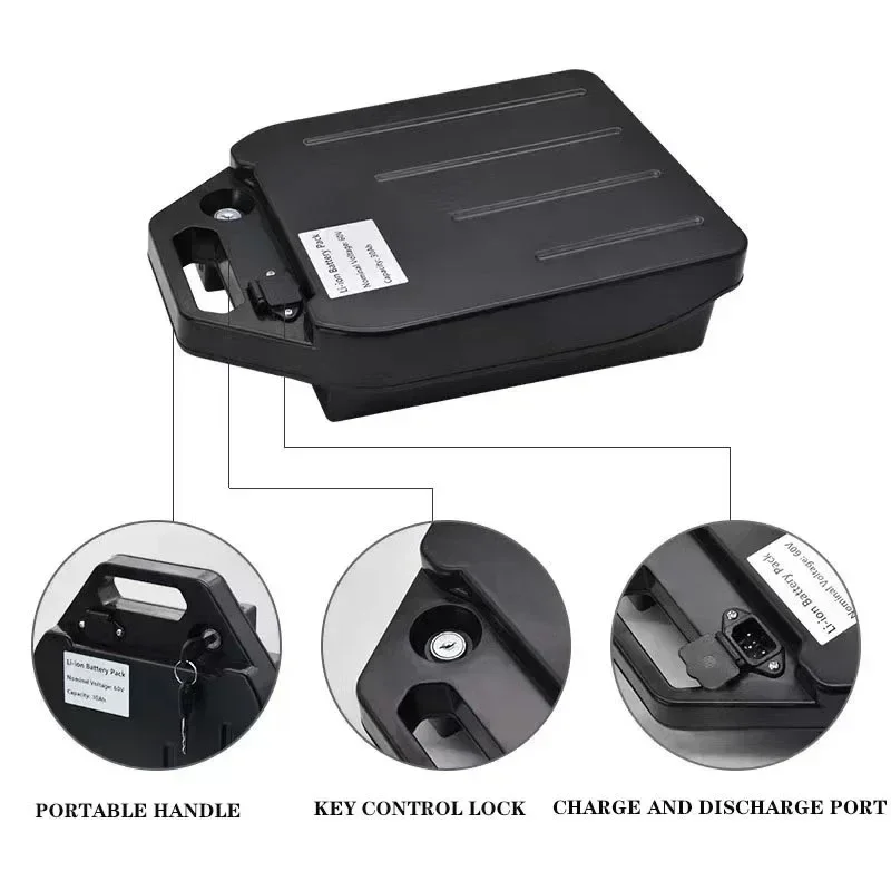 60 فولت 20Ah-40AH2000W مركبة ك - مراجعة 60V 30Ah Electric Scooter Battery وسعره