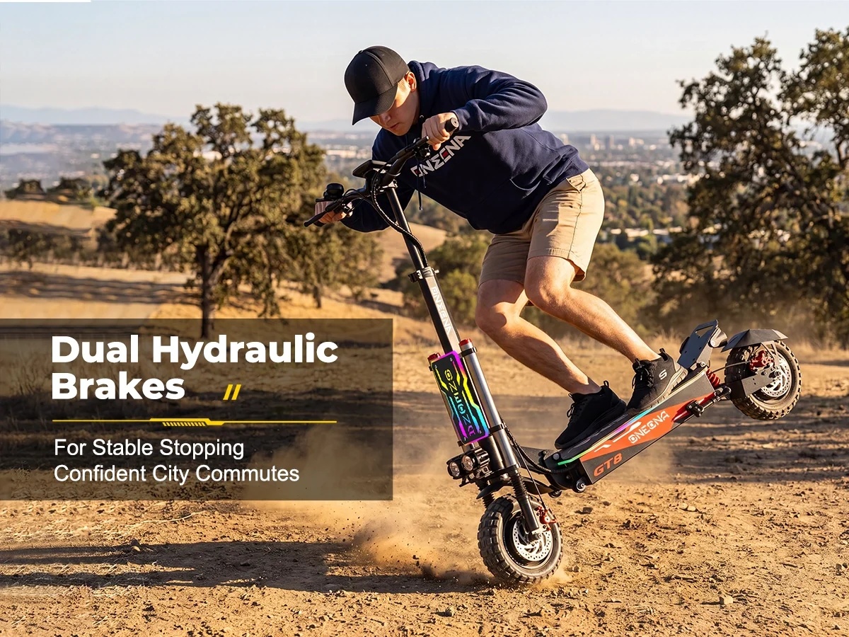سكوتر كهربائي للبالغين ONECNA  - مراجعة 60V 5600W Dual Motor Electric Scooter وسعره