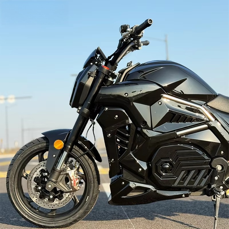 دراجة نارية كهربائية سباقية عا - مراجعة 72V 5000W Electric Motorcycle وسعره