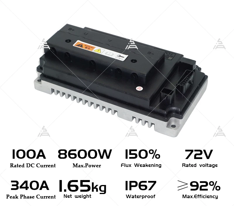 QSMOTOR 205 3000W V3 72V 80KPH - مراجعة Electric Motorcycle Conversion Kit 72V وسعره
