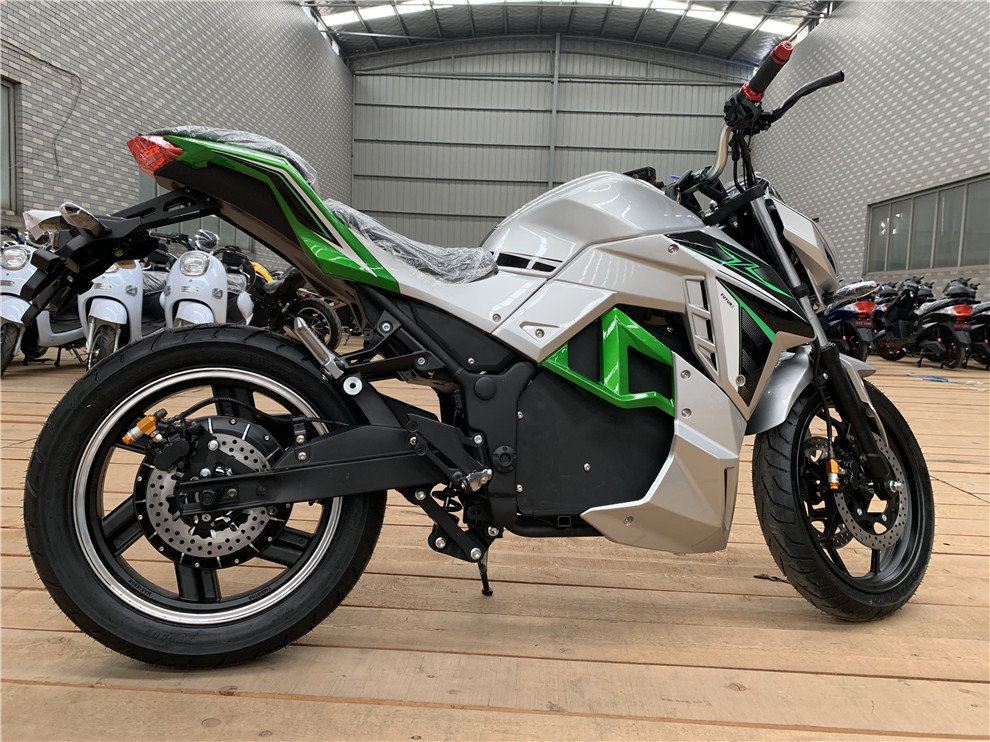دراجة نارية كهربائية مع مقعد،  - مراجعة 72V 5000W Electric Motorcycle وسعره