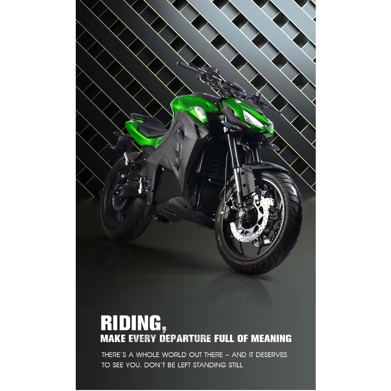 دراجة نارية كهربائية Lvyuan عا - مراجعة 72V 5000W Electric Motorcycle وسعره