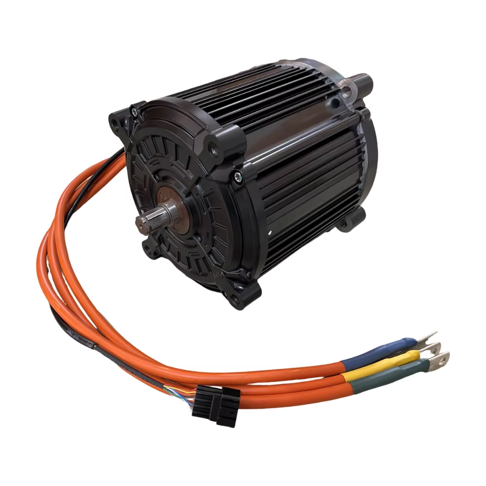 محرك QS Motor QS180 بقوة 8000  - مراجعة Electric Motorcycle Conversion Kit 72V وسعره
