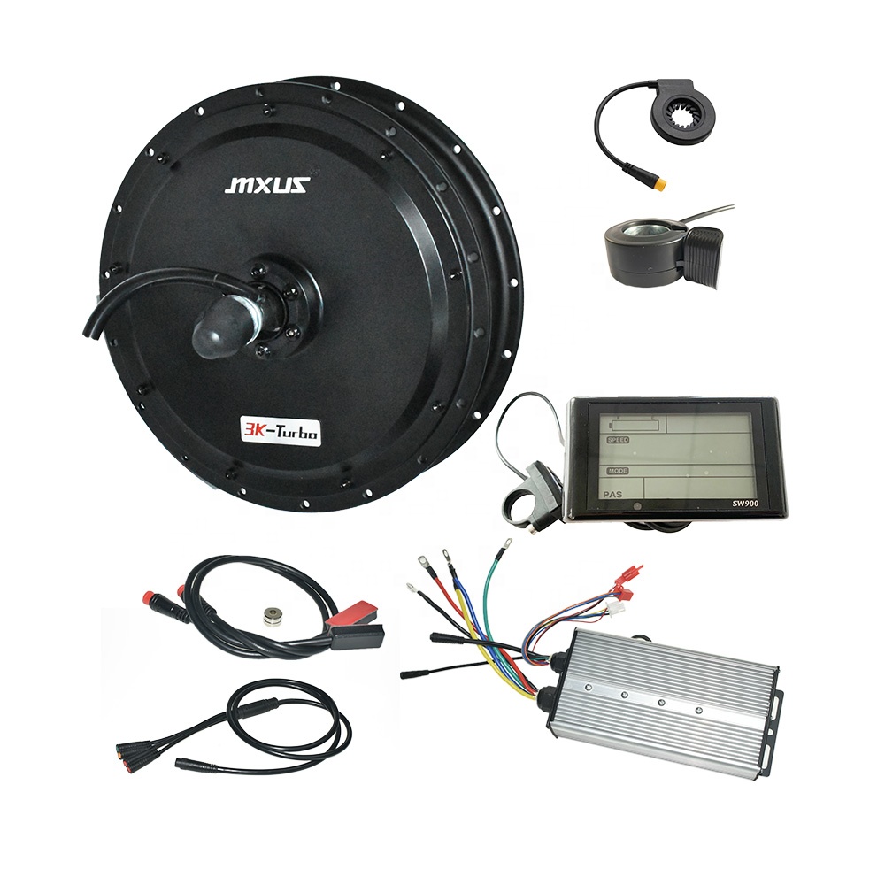 MXUS دراجة كهربائية 135 مللي م - مراجعة Electric Motorcycle Conversion Kit 72V وسعره