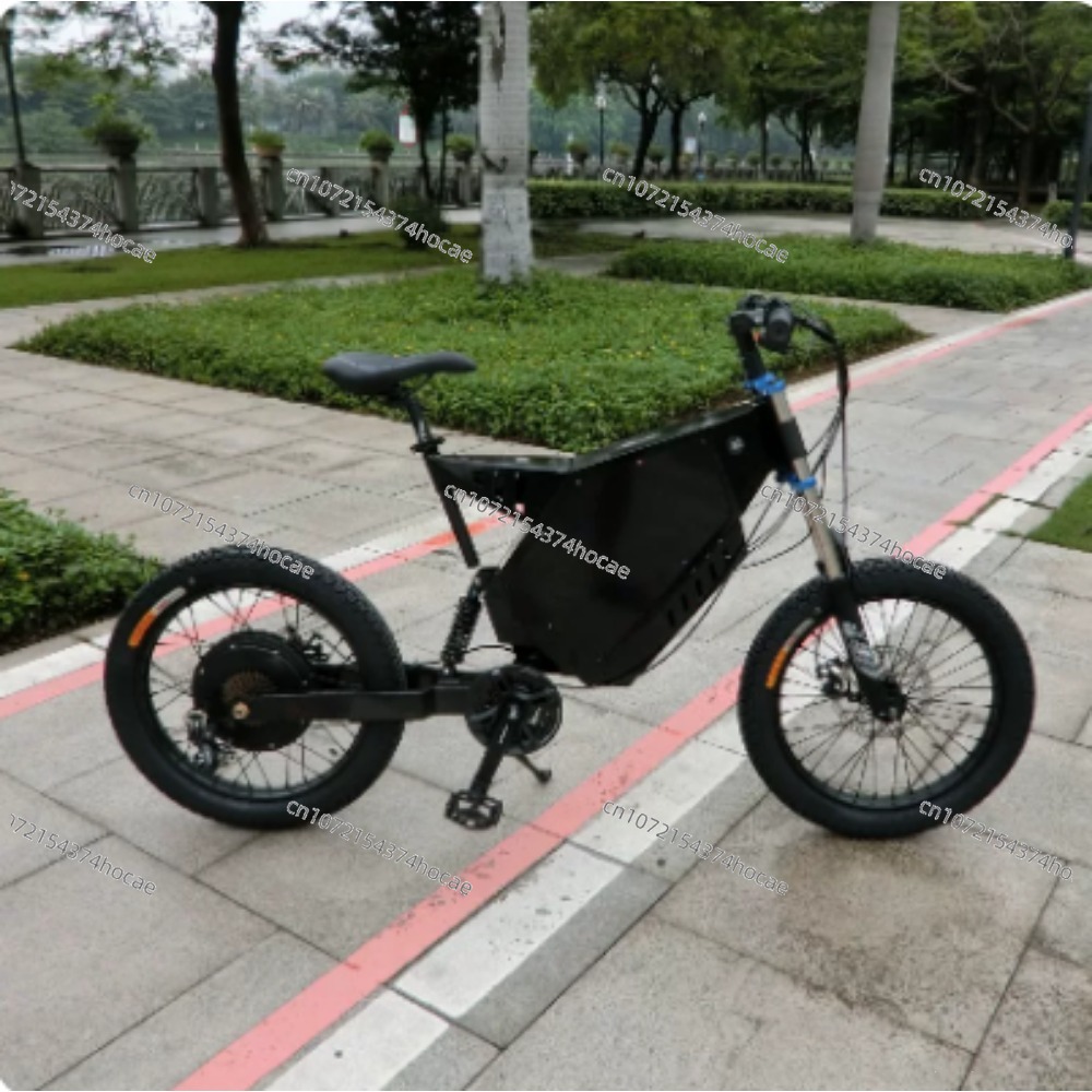 طقم تحويل الدراجة الكهربائية D - مراجعة 8000W Stealth Bomber Ebike وسعره