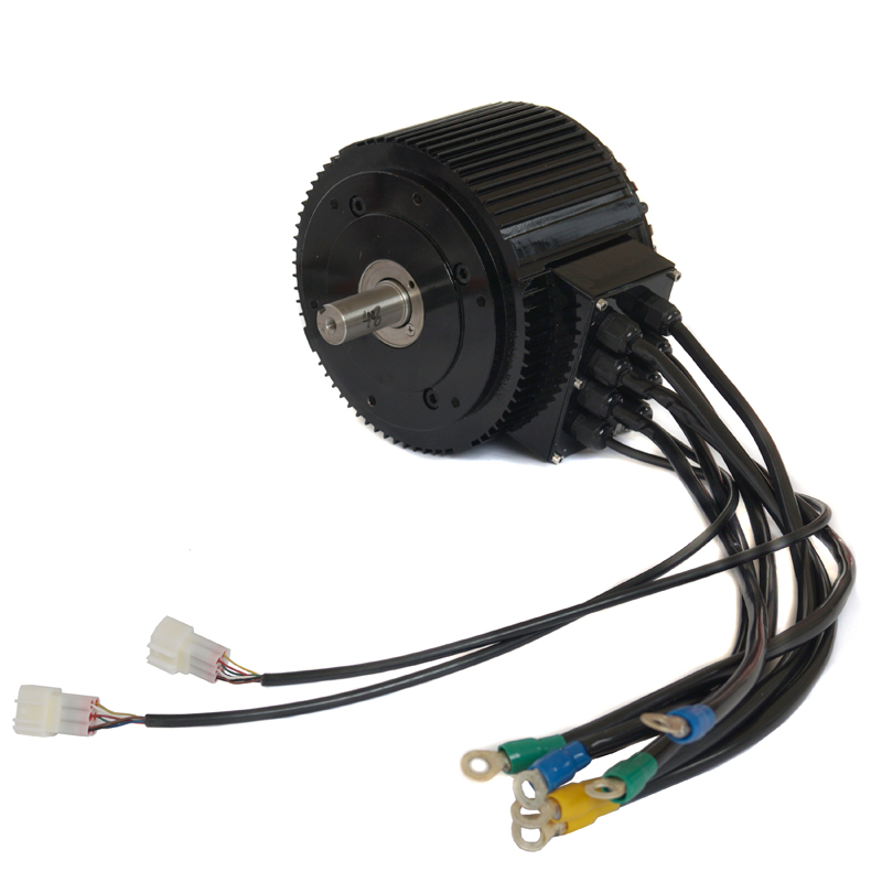 تبريد الهواء 10KW 48V 72V فرش  - مراجعة Electric Motorcycle Conversion Kit 72V وسعره