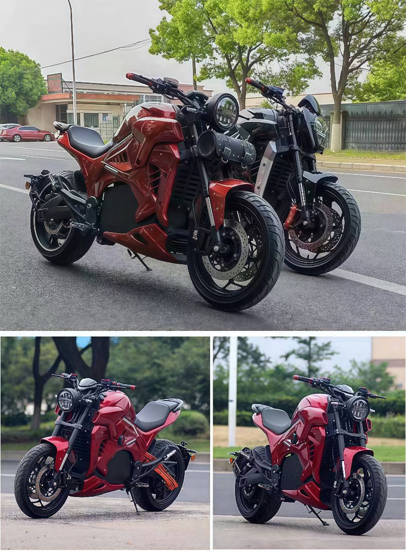 دراجة نارية كهربائية ZUIMI بقو - مراجعة 72V 5000W Electric Motorcycle وسعره