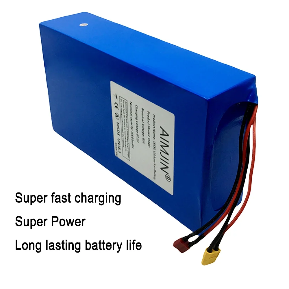 بطارية ليثيوم جديدة تمامًا 16S - مراجعة 60V 30Ah Electric Scooter Battery وسعره