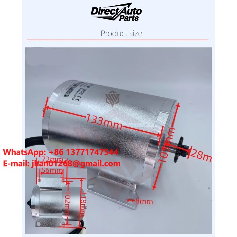 طقم تحويل دراجة نارية كهربائية - مراجعة Electric Motorcycle Conversion Kit 72V وسعره