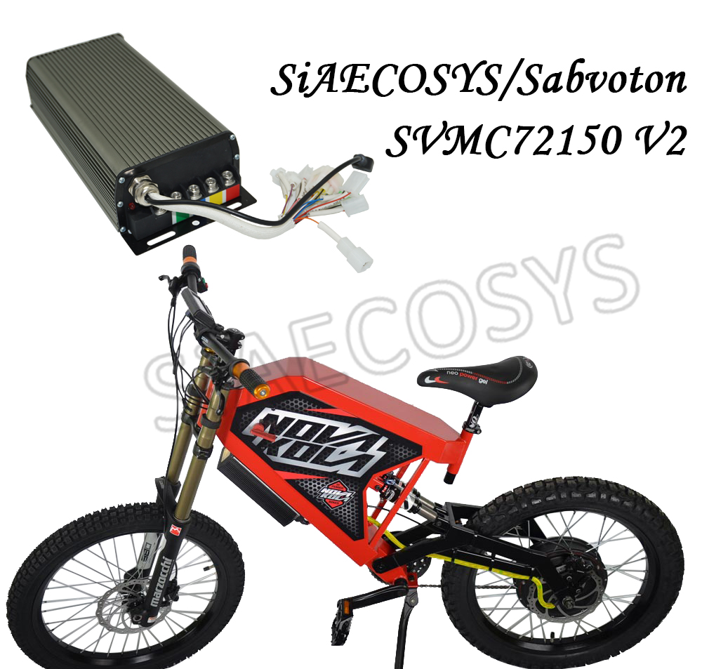 SVMC72150 V2 Sabvoton 72V 150A - مراجعة 72V 5000W Electric Motorcycle وسعره
