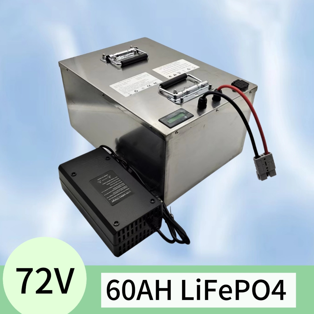 72 فولت 60 أمبير 60 أمبير ليثي - مراجعة 72V 60Ah Lifepo4 Battery Pack وسعره