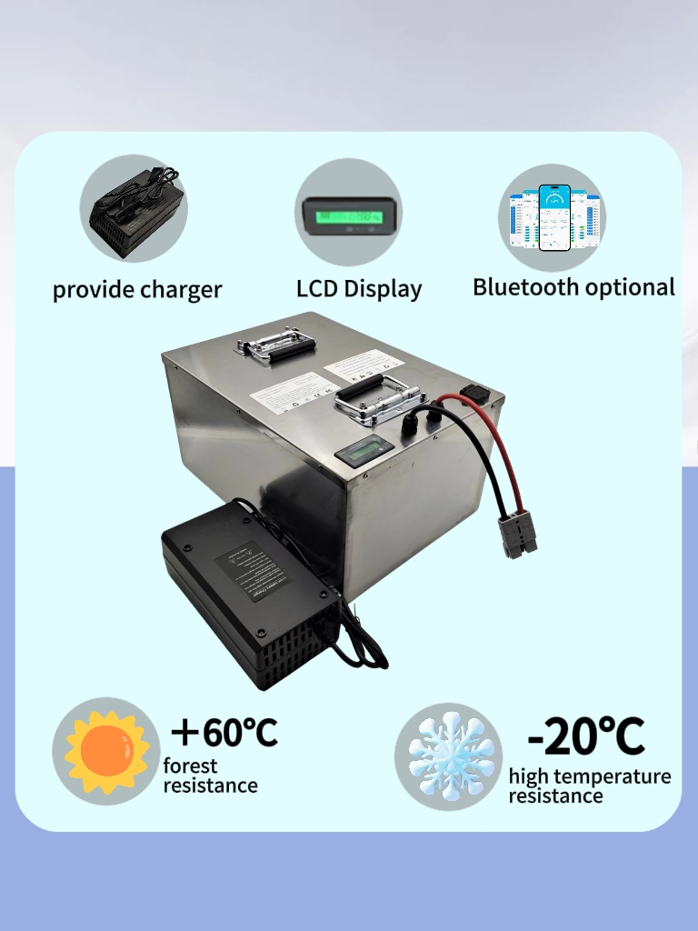72 فولت 60 أمبير 60 أمبير ليثي - مراجعة 72V 60Ah Lifepo4 Battery Pack وسعره