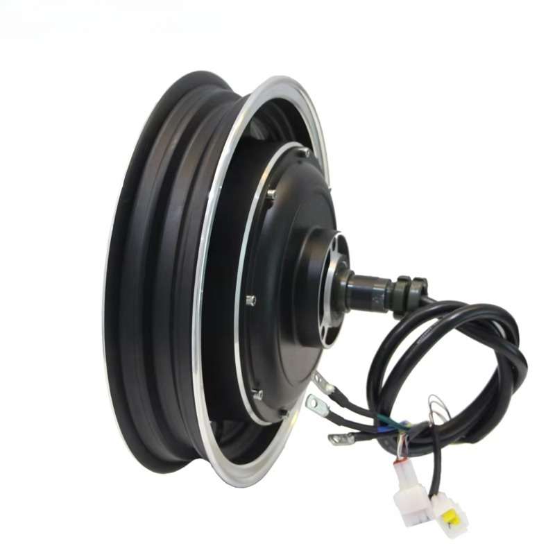 محرك كهربائي للعجلات مقاس 12 ب - مراجعة Electric Motorcycle Conversion Kit 72V وسعره