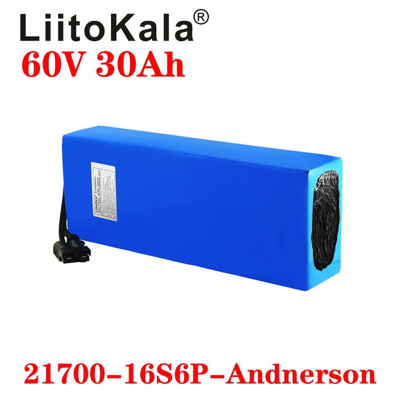 بطارية ليثيوم LiitoKala سكوتر  - مراجعة 60V 30Ah Electric Scooter Battery وسعره