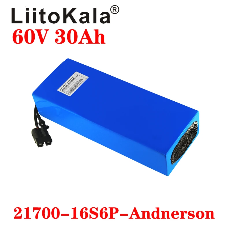 بطارية ليثيوم LiitoKala سكوتر  - مراجعة 60V 30Ah Electric Scooter Battery وسعره