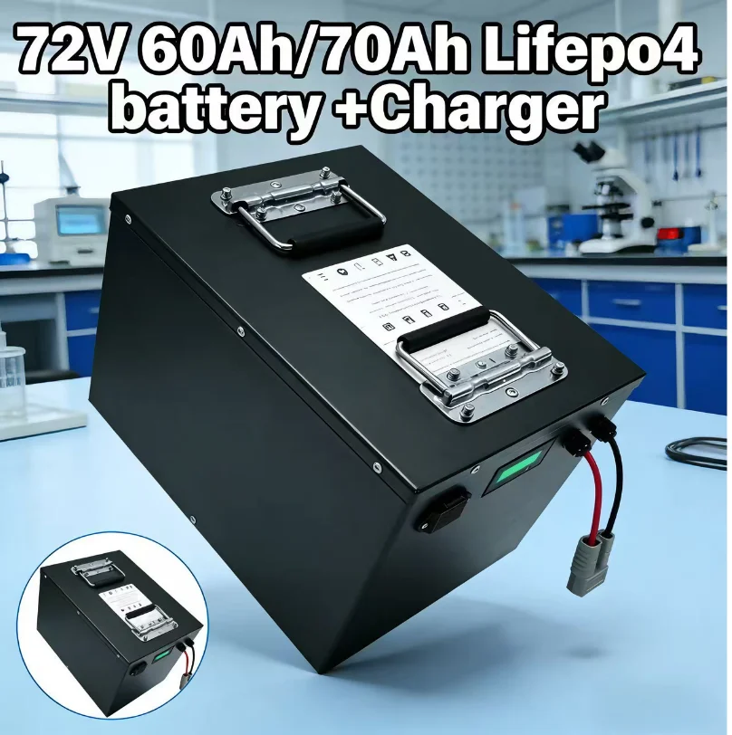 بطارية ليثيوم فوسفات حديد 72 ف - مراجعة 72V 60Ah Lifepo4 Battery Pack وسعره