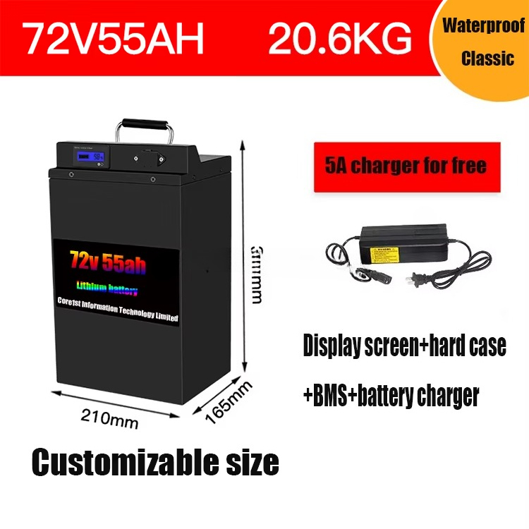 بطارية ليثيوم فوسفات الحديد 72 - مراجعة 72V 60Ah Lifepo4 Battery Pack وسعره