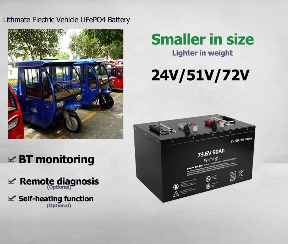 بطارية ليثيوم 48 فولت، حزمة بط - مراجعة 72V 60Ah Lifepo4 Battery Pack وسعره