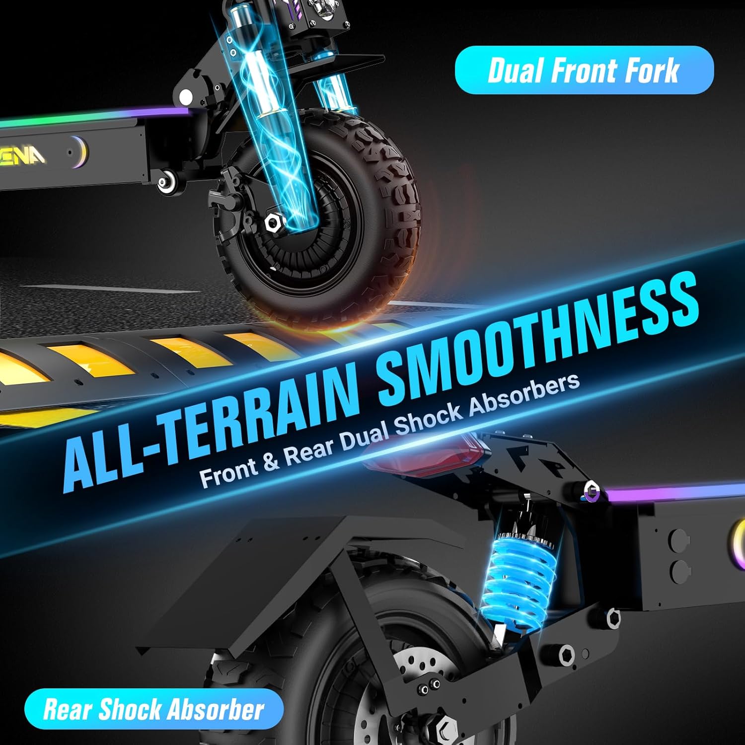 سكوتر كهربائي قابل للطي ONECNA - مراجعة 60V 5600W Dual Motor Electric Scooter وسعره