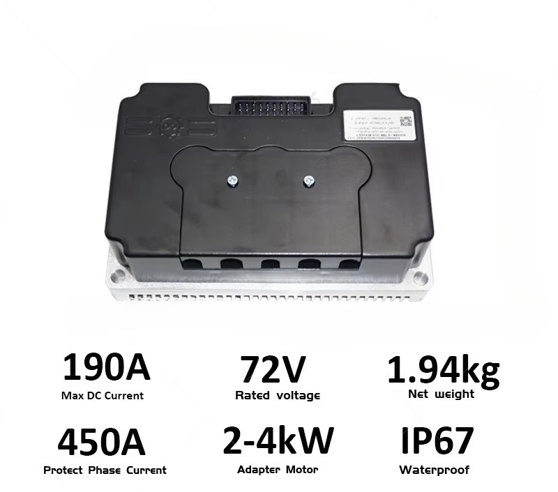 QSMOTOR 205 3000 واط V3 فرش ال - مراجعة Electric Motorcycle Conversion Kit 72V وسعره