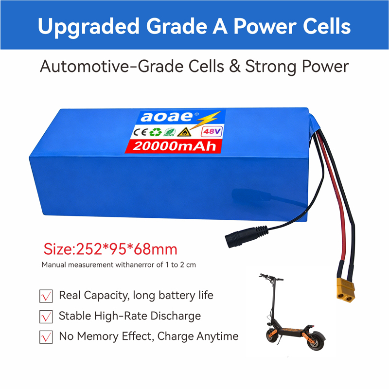 بطارية سكوتر كهربائي 48 فولت 1 - مراجعة 60V 30Ah Electric Scooter Battery وسعره